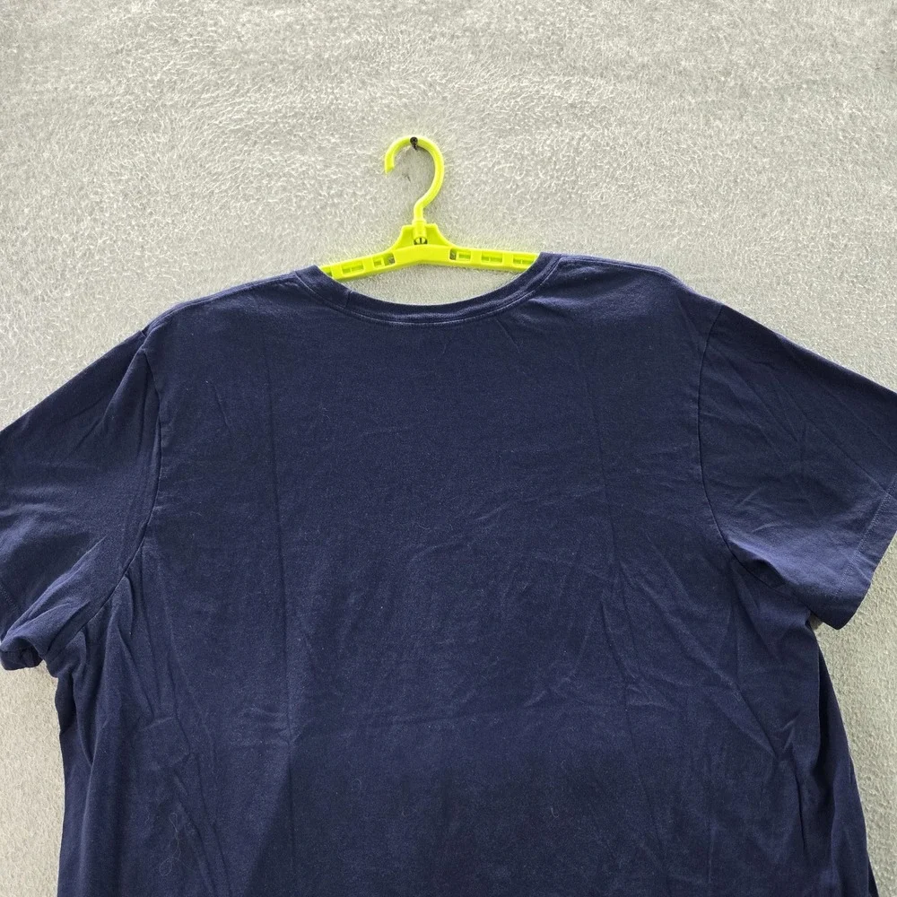 Dallas Cowboys Men Shirt 3XL Blue Nike Helmet‎ Logo Short Sleeve